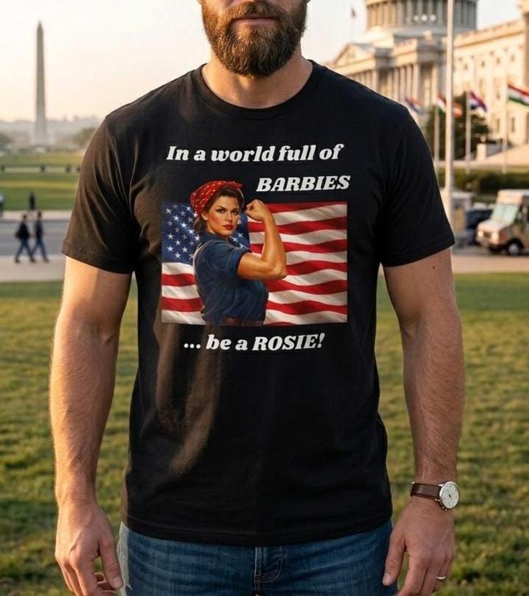 Be a Rosie — Patriotic Flag Tee (Classic Cut)