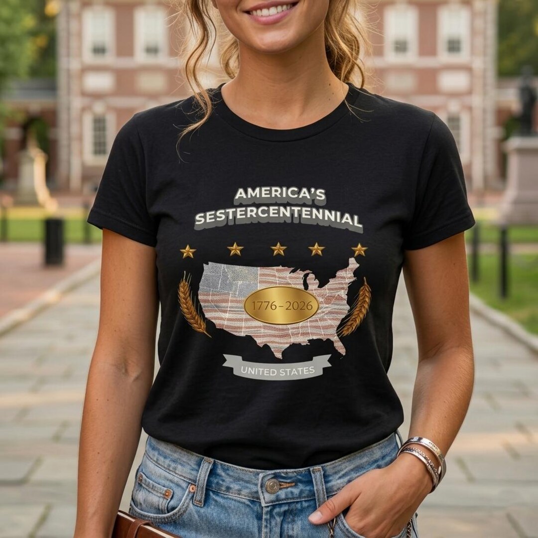 Sestercentennial 1776–2026 — America's 250th Tee
