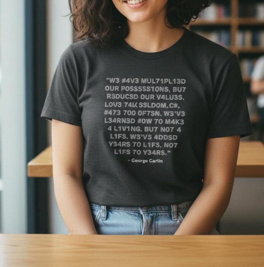 Leetspeak Anonymous Quote Tee — Coding Humor