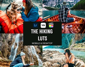 30 HIKING Video LUTs, Final Cut Pro luts, Film luts, Luts for Video, Cube luts, Adobe Premiere Pro, Video Presets, Video Editing,VN editor