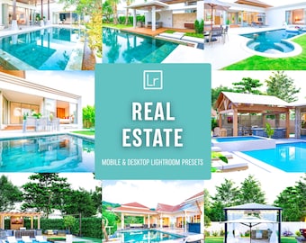 15 Real Estate Lightroom Presets with HDR interior filters for bright, vibrant property photos. Mobile & desktop presets for listings.