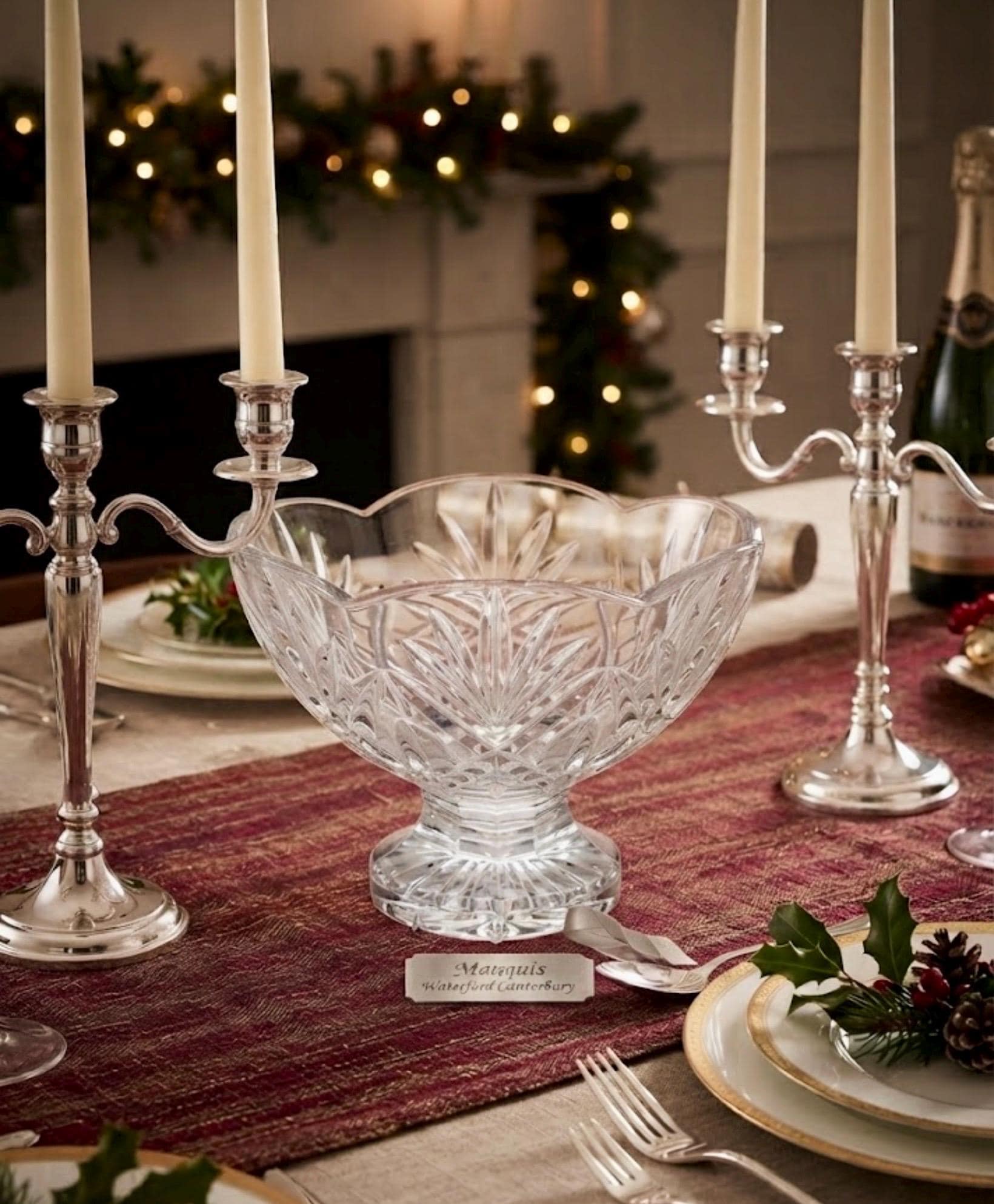 アイルランド　ウォーターフォード　最高級クリスタルの美しいボウルセット Waterford 10 Inch Crystal Bowl - Etsy