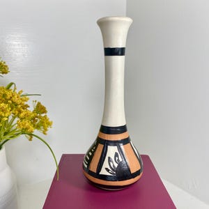 Vintage Hand-Painted Desert Pueblo Pottery Vase - Betty Selby Signed