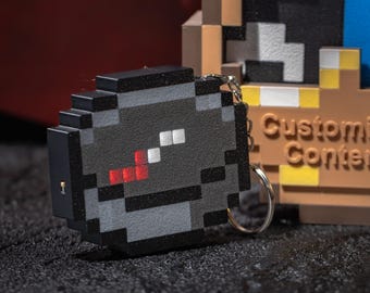 Function Pixel Art Compass Keychain With Electronic Magnetic North Display 3D Pixel Design Type C Rechargeable Battery Gamer Birthday Gift