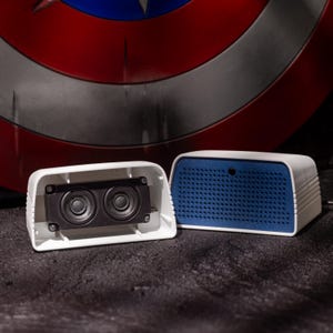 Retro Mini Speaker Set External Display Monitor Computer Terminal Windows PC HDMI Aux TV Style Screen Vintage Tech Desk Decor Nerd Bday Gift