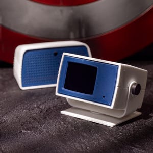 Retro Monitor Speaker Set External Display Computer Terminal Windows PC HDMI Adapter TV Style Screen Vintage Tech Desk Decor Nerd Bday Gift