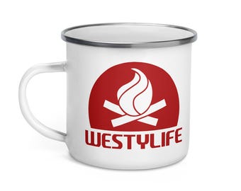 Westylife Campfire Icon Enamel Mug
