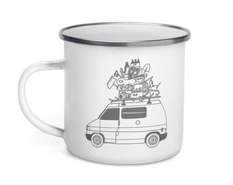 RAD Eurovan Enamel Mug