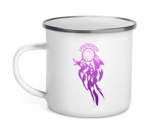 Living the Dream Catcher Enamel Mug