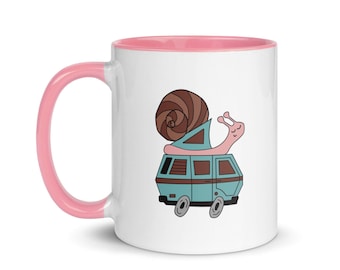 Sally Snail Mug with Color Inside