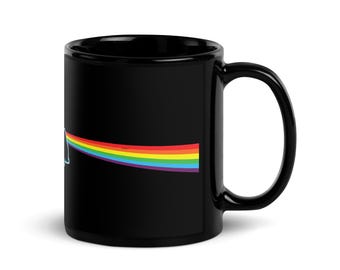 Dark Side of the Bus Black Glossy Mug