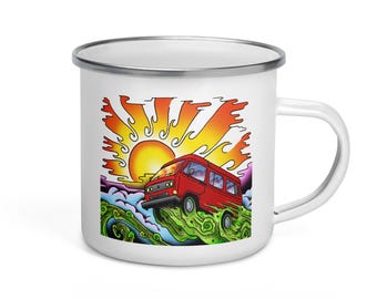 Van & Sun Enamel Mug