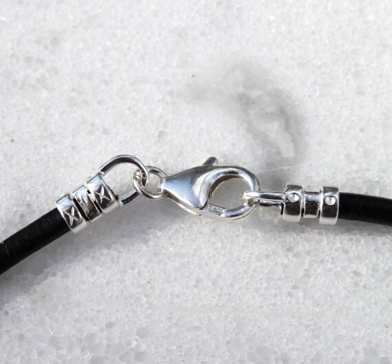 Findout Collana A Catena In Corda Di Seta Nera Da 3 Mm Con - Foto 9