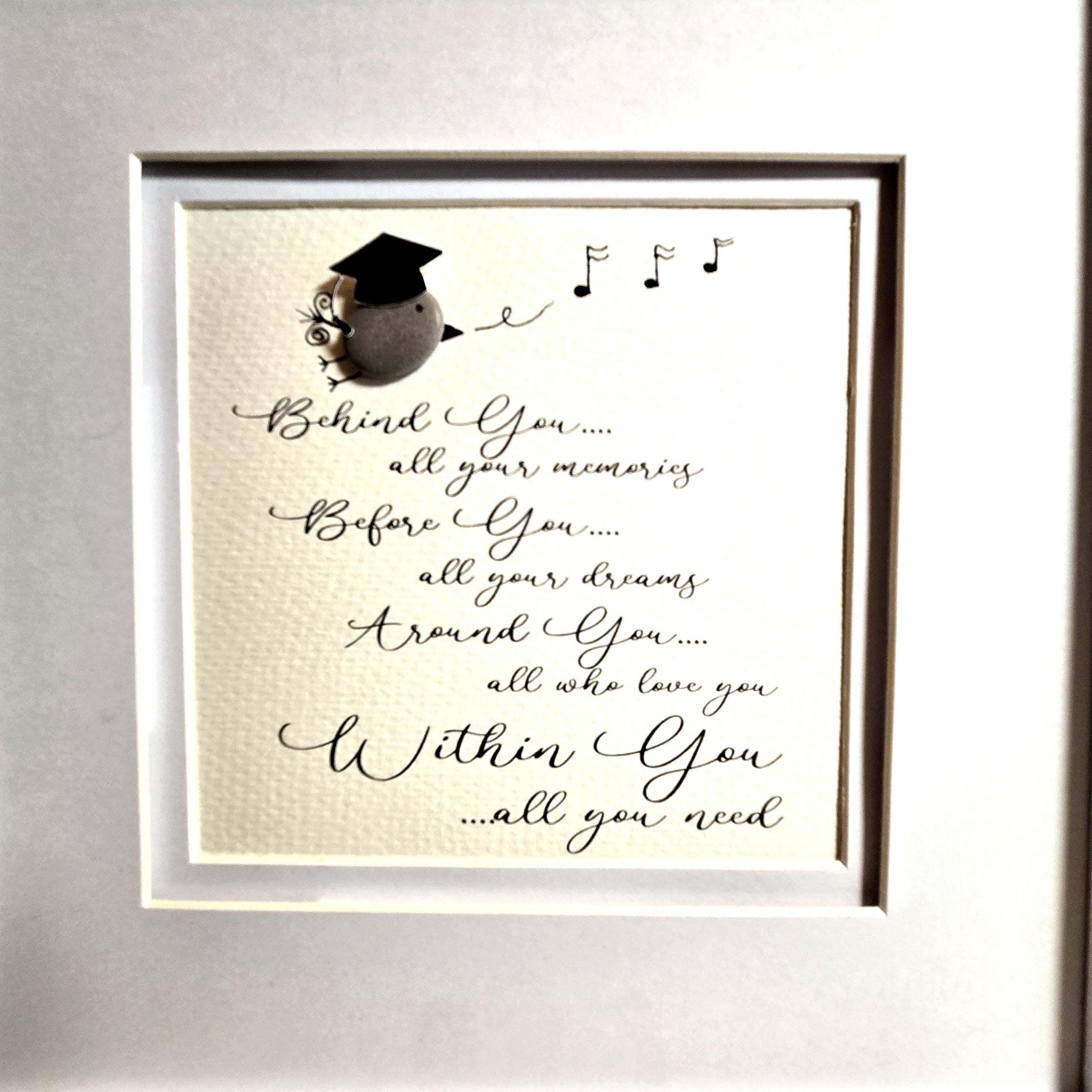 Handmade Pebble Graduation Gift. 'within You' is All You Need. Make a ...