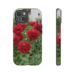 Custodia per iPhone con fiori di papavero rosso