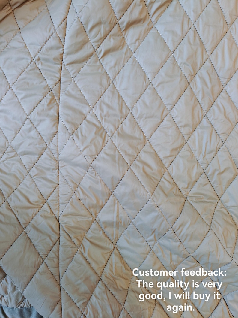 Lätt, icke-skrymmande, vadderat alpackatyg 140 cm 440 gsm, maskintvättbart ullfodertyg för rockar, västar och klädfoder bild 13