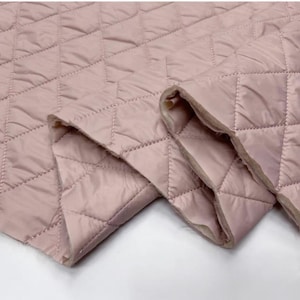 Lätt, icke-skrymmande, vadderat alpackatyg 140 cm 440 gsm, maskintvättbart ullfodertyg för rockar, västar och klädfoder pink