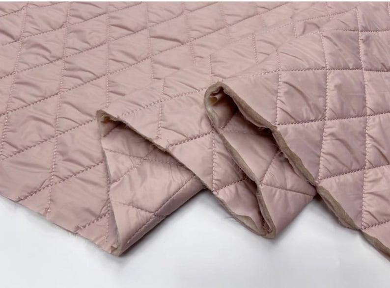 Lätt, icke-skrymmande, vadderat alpackatyg 140 cm 440 gsm, maskintvättbart ullfodertyg för rockar, västar och klädfoder pink