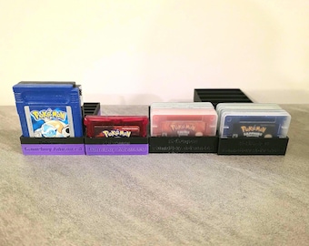 Suporte para cartuchos de Game Boy Advance — Organizador de jogos retrô — Expositor para 5/10 cartuchos — Suporte para estojo de jogos de GBA — Frete grátis