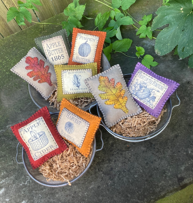 Autumn Bowl Fillers Set of 3 Etsy