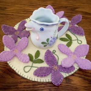 Clematis Candle Mat Kit
