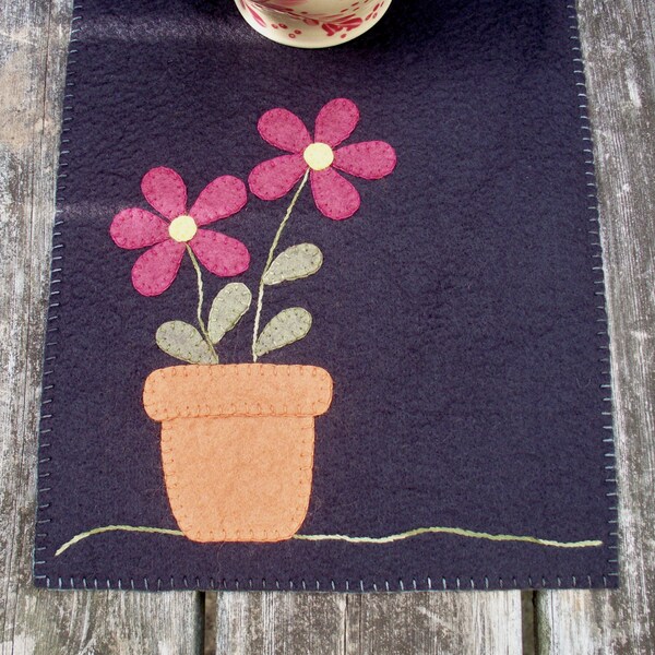 Potted Posies Penny Rug