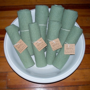 Fat 1/8 Wool Felt Green Shades
