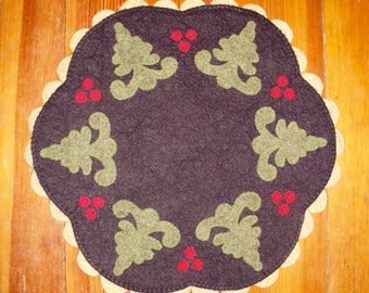 Oh Christmas Tree Table Mat Pattern