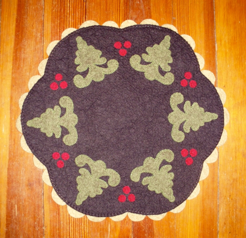Oh Christmas Tree Table Mat Pattern Etsy