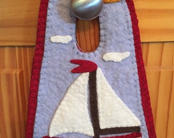 Sailboat Door Hanger Pattern