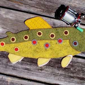 Brown Trout Penny Rug Pattern