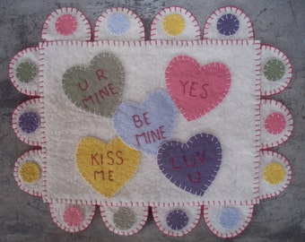 Valentine Candy Penny Rug