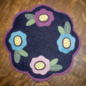 Wool Felt May Penny Mat