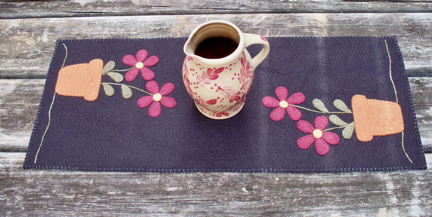 Potted Posies Penny Rug | Etsy