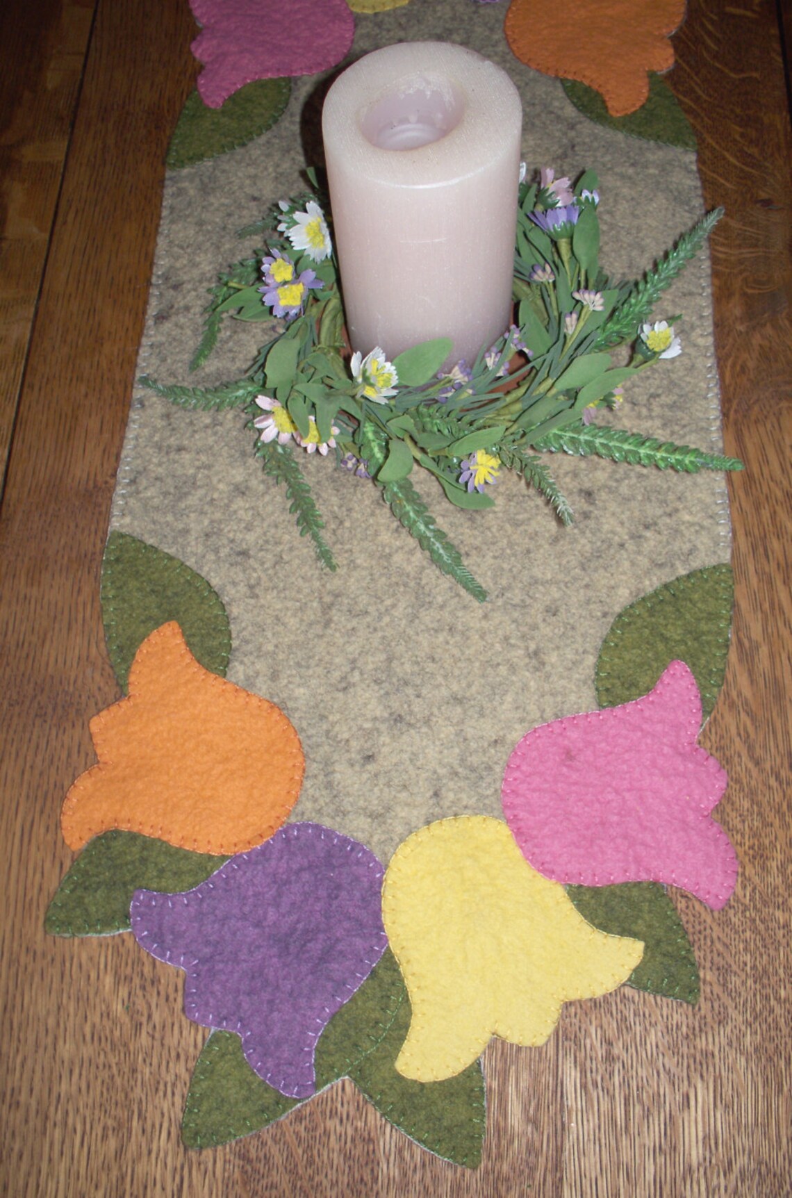 Spring Penny Rugs A Burst of Spring Penny Rug - Etsy