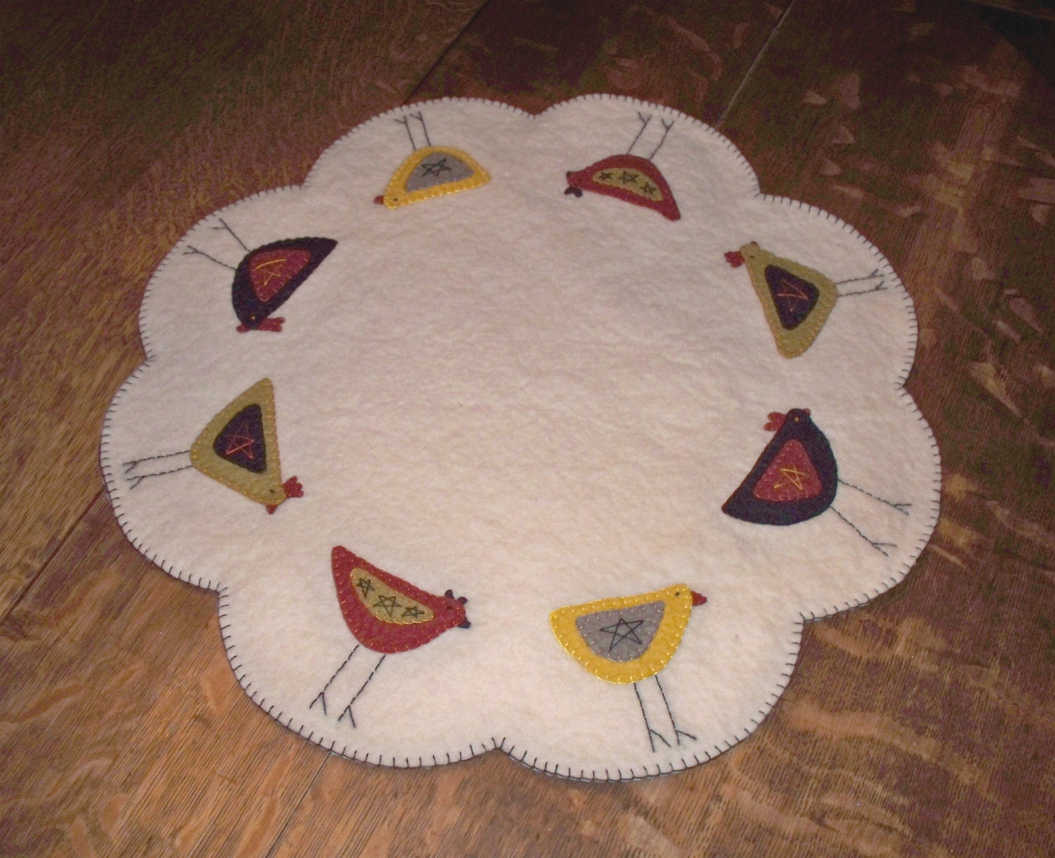 Run Chicken Run Table Mat Kit Etsy