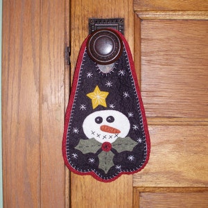 Snowman Door Hanger