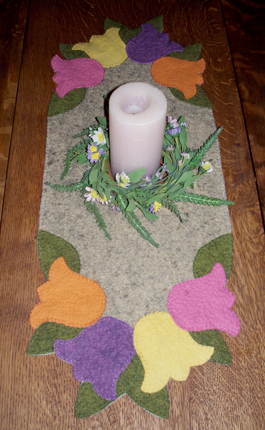 Spring Penny Rugs A Burst of Spring Penny Rug - Etsy