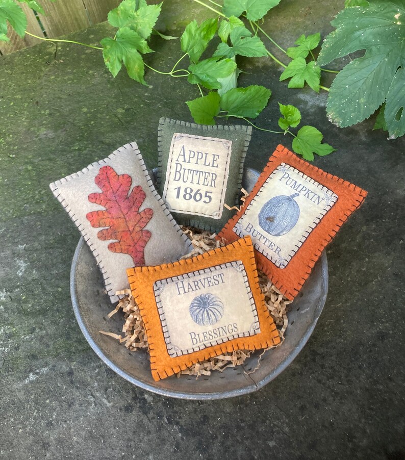 Autumn Bowl Fillers Set of 3 Etsy