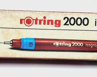 Estilógrafo técnico rOtring Isograph de 0,18 mm, nuevo en su caja original – Fabricado en Alemania
