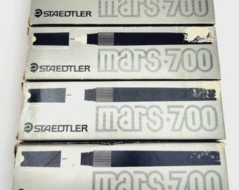 Pluma técnica Staedtler Mars 700 ISO 0.13 M013, rara, nueva, sellada, fabricada en Alemania, pluma de dibujo vintage.