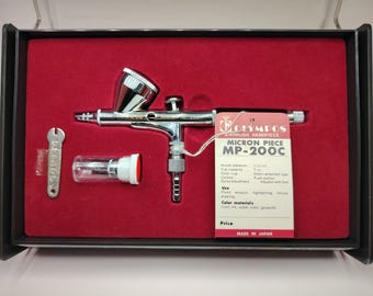 Pieza de mano para aerógrafo Olympos MP-200C Micron sellada, Japón / Artículo raro / FedEx