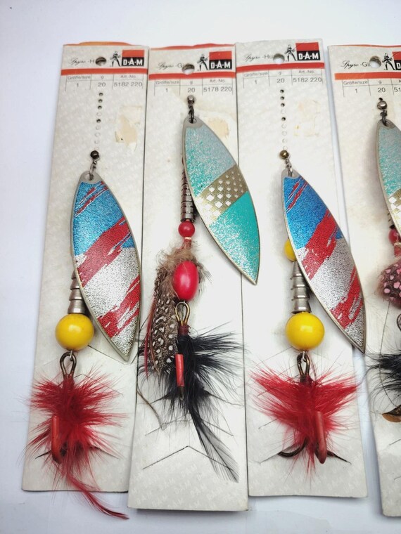 Vintage D.A.M Spiro Fishing Lure  Size 1 (20g), NOS German Spinner - Etsy