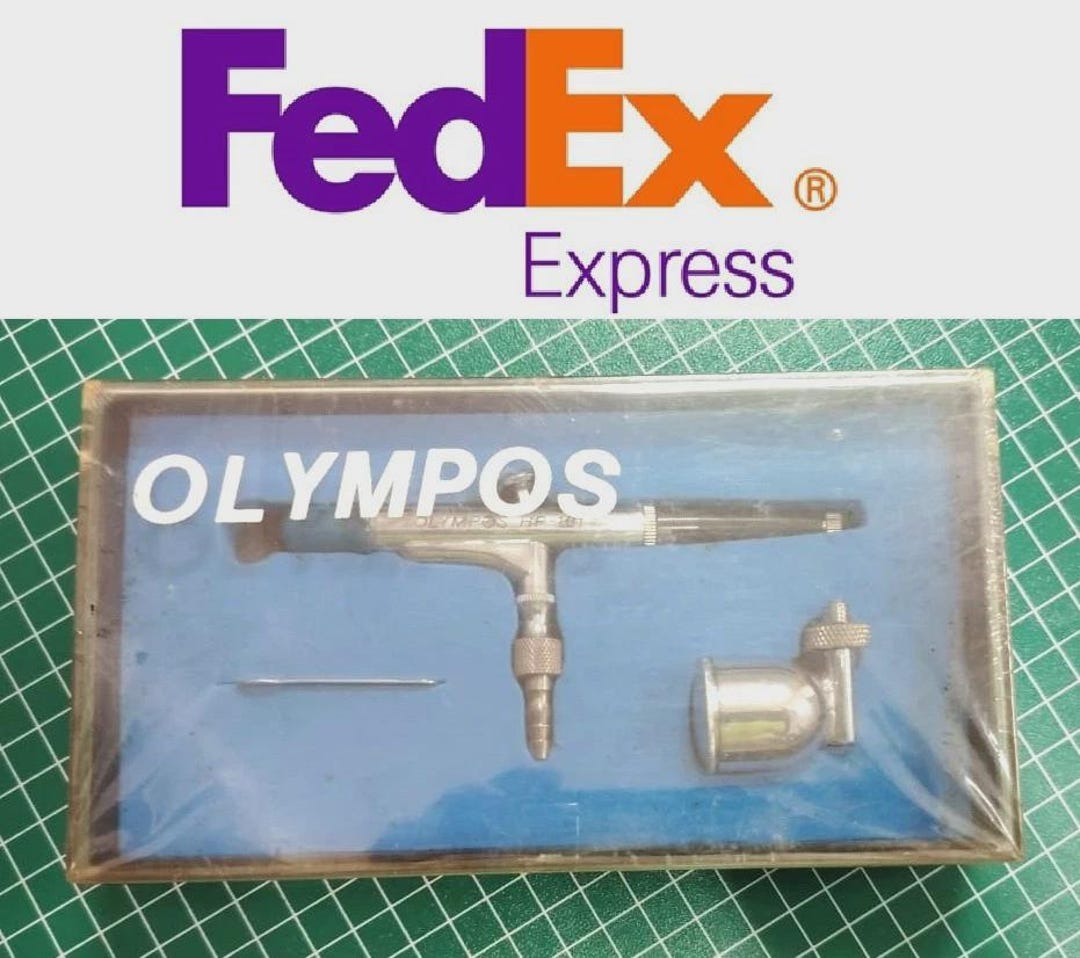 Sealed Olympos Airbrush HP-101 0.3mm Double-action 7cc – NIB