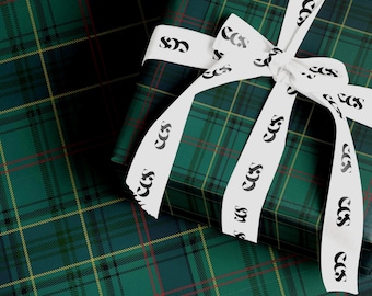 Inpakpapier groene tartan: glanzend of mat geruit cadeaupapier