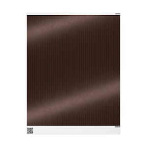 Dark earthy brown striped wrapping sheet for luxury and seasonal gift presentation.