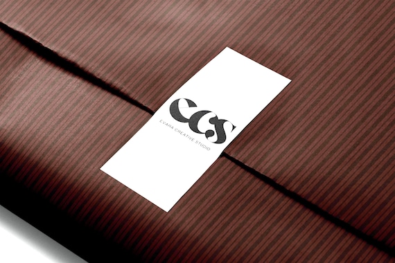 Brown Striped Gift Wrapping Paper: Glossy or Matte Finish