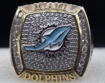 Miami Dolphins Cup Replik Premium Fan Sammlerstück Vergoldetes Finish NFL Memorabilien Geschenk für Football Fans