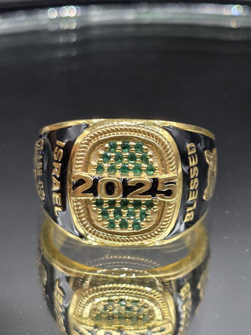 2026 Graduation Class Ring for Men 925 Silver High School Ring Custom ...