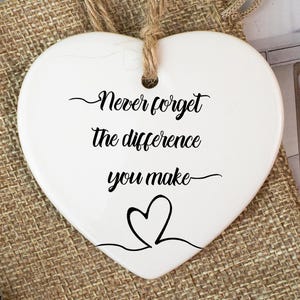 Thank You Gift, Never Forget the Difference You Make, Teacher Gift, Employee Gift, Coworker Gift, Appreciation Gift, Gift for Friend